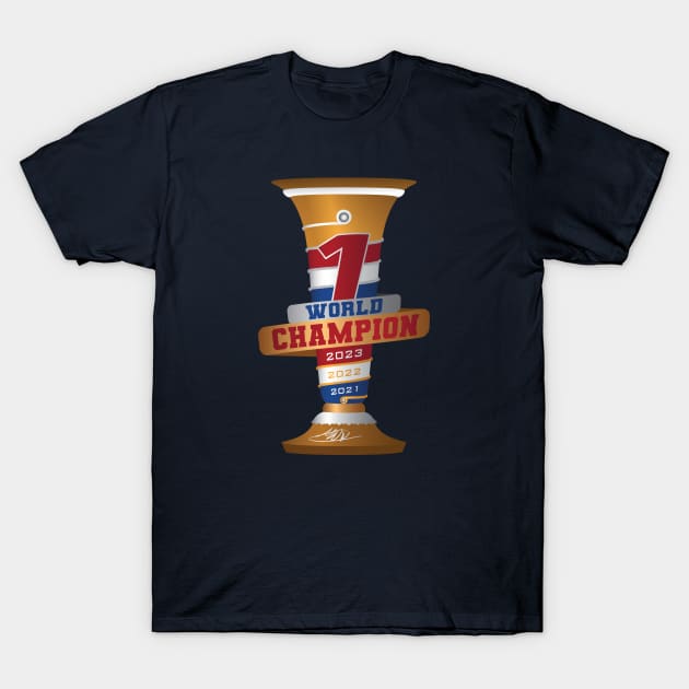 Max 3-time World Champion T-Shirt by Nagorniak